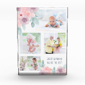 素晴らしおばあちゃん水彩フローラ4写真 フォトブロック (正面)