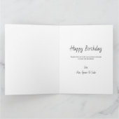 素晴らしおばあちゃん4フォトフラワーカラフルズ誕生日 カード (内部)