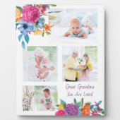 素晴らしおばあちゃん4フォト鮮やかフローラ枠 フォトプラーク (正面)