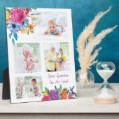 素晴らしおばあちゃん4フォト鮮やかフローラ枠 フォトプラーク (側面)