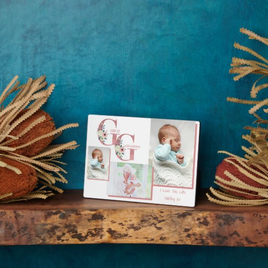 素晴らしおばあちゃんGGフローラ | 3フォトプラーク フォトプラーク (側面)