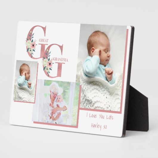 素晴らしおばあちゃんGGフローラ | 3フォトプラーク フォトプラーク (側面)