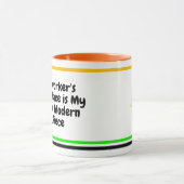 素晴らしおもしろいことわざ引用文 マグカップ (中央)