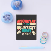 素晴らしおもしろい引用文|お父様ギフトフライヤー チラシ (シングル)