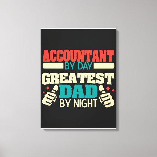 素晴らしおもしろい引用文|お父様ギフト キャンバスプリント (正面)