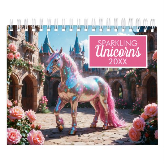 素晴らしきらめくUnicorns カレンダー (カバー)