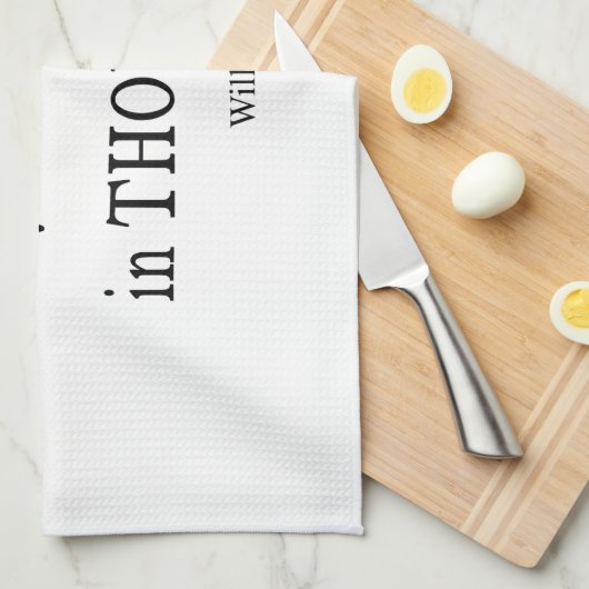 素晴らしくが機能しまありまありますとして思考のシェークスピアの引用文が キッチンタオル (四つ折り)