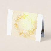 素晴らしくしてくれてありがとう 箔カード (正面)