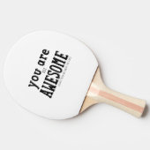 素晴らしくないおもしろいなWordartではないです 卓球ラケット (横)