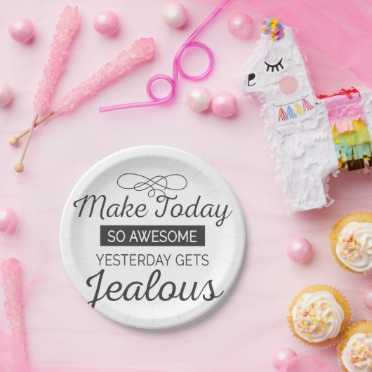 素晴らしくやる気を起こさせるな引用文を今日作って下さい ペーパープレート (パーティー)