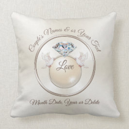 素晴らしくパーソナライズな結婚式の枕、愛 クッション