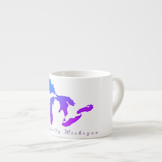 素晴らしくミシガンコーヒーマグ エスプレッソカップ (正面右)