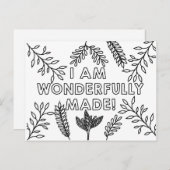 素晴らしく作られたキリスト教の子供たちの色 ポストカード (正面/裏面)