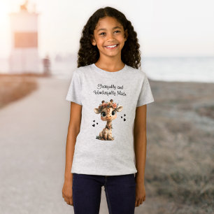 素晴らしく作られたキリンの少女 Tシャツ