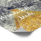 素晴らしく作られた聖書の詩 ポスター (角)