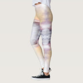 素晴らしく夢みるような海の海の日没はレギンスを曇らせます レギンス (左)