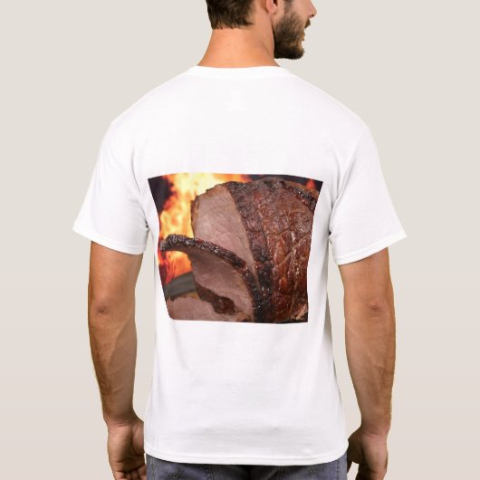 素晴らしく大きいハムのワイシャツ Tシャツ (裏面)