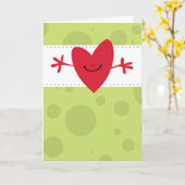 素晴らしく大きい抱擁 カード (黄色い花)