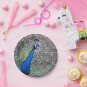 素晴らしく完全なヴィンテージの孔雀 ペーパープレート (パーティー)