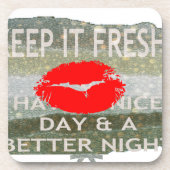 素晴らしく完璧な日付を保存 コースター (正面)