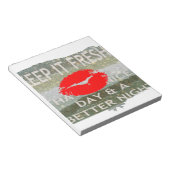 素晴らしく完璧な日付を保存 ノートパッド (アングル)