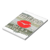 素晴らしく完璧な日付を保存 ノートパッド (回転)