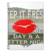 素晴らしく完璧な日付を保存 ノートブック (正面)