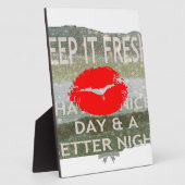 素晴らしく完璧な日付を保存 フォトプラーク (側面)