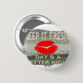 素晴らしく完璧な日付を保存 缶バッジ (正面&裏面)