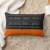 素晴らしく抽象的なパターン ランバークッション (ブランケット)