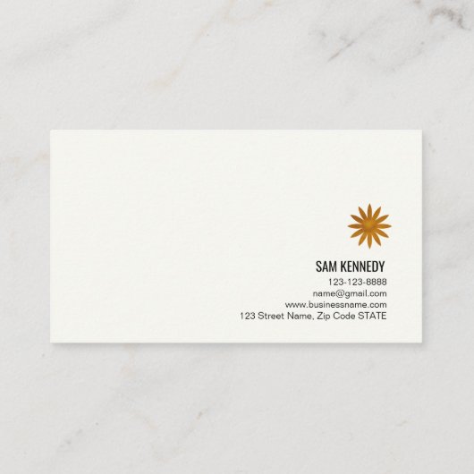 素晴らしく赤い花の半透明なライン名刺 名刺 (裏面)