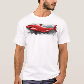 素晴らしく赤い鮫 Tシャツ