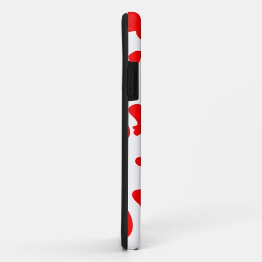 素晴らしく赤くか白い牛プリント- iPhone 5の場合 Case-Mate iPhoneケース (裏面/右)