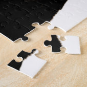 素晴らしく黒いラブラドル・レトリーバー犬 ジグソーパズル (側面)