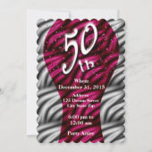 素晴らしく、激しく、50度！ 招待状 (裏面)