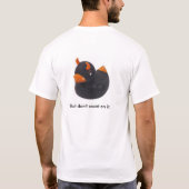 素晴らしく、邪悪なduckys tシャツ (裏面)