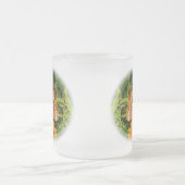 素晴らしつば付き乾留剤グラス フロストグラスマグカップ (中央)