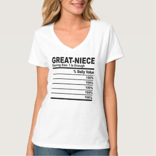 ~素晴らしの栄養事実カスタムパーソナライズされた Tシャツ