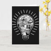 素晴らしアイディア カード (黄色い花)