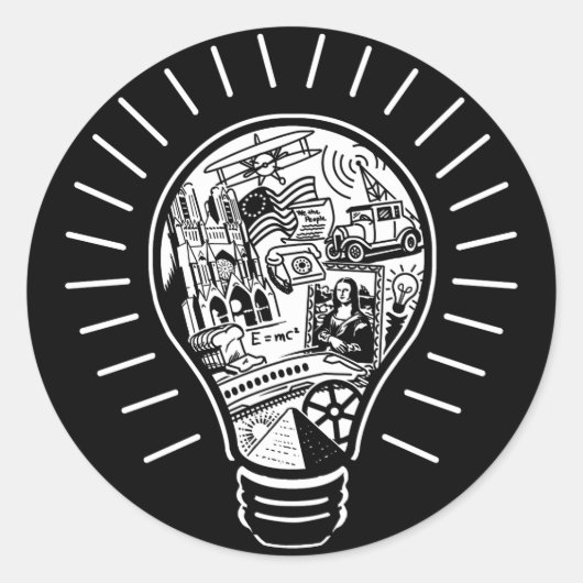 素晴らしアイディア ラウンドシール (正面)