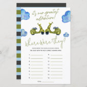 素晴らしアドベンチャー，スクーター，ブライダルシャワーゲーム (正面/裏面)