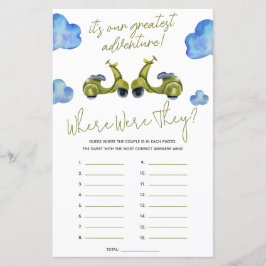 素晴らしアドベンチャー，スクーター，ブライダルシャワーゲーム