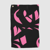 素晴らしアモダンートピンク ゴルフタオル (正面)