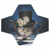 素晴らしアリスinワンダーランドティーポット猫 サッカーボール (フラット)