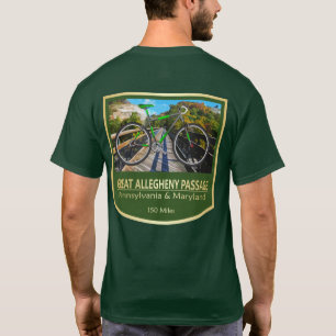 素晴らしアレゲニー通路(bike2) tシャツ