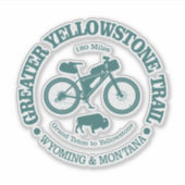 素晴らしイエローストーン・トレイル(サイクリング) シール (正面)