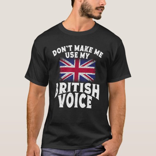 素晴らしイギリスが英語の声を使わせない Tシャツ (正面)