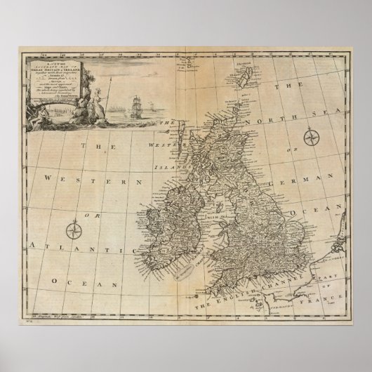 素晴らしイギリスとアイルランド ポスター (正面)