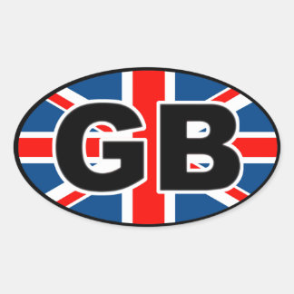 素晴らしイギリスシール 楕円形シール