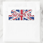 素晴らしイギリスシール 長方形シール (バッグ)